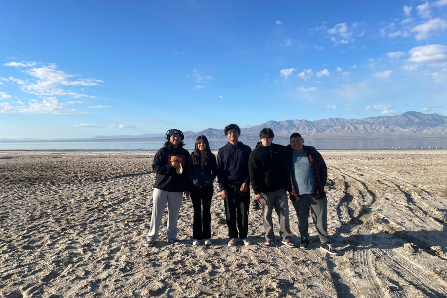 Alianza youth at the Salton Sea